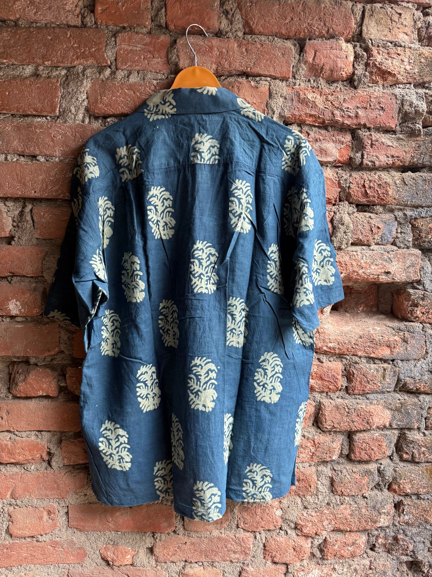 Indigo Leaf Shirt
